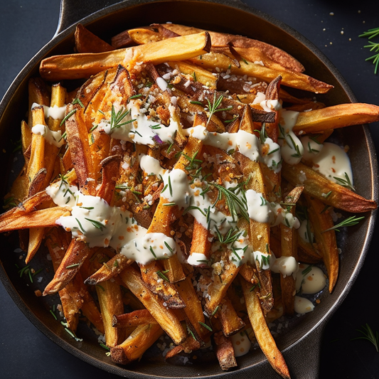 Shawarma-Spiced Sweet Potato Fries Recipe