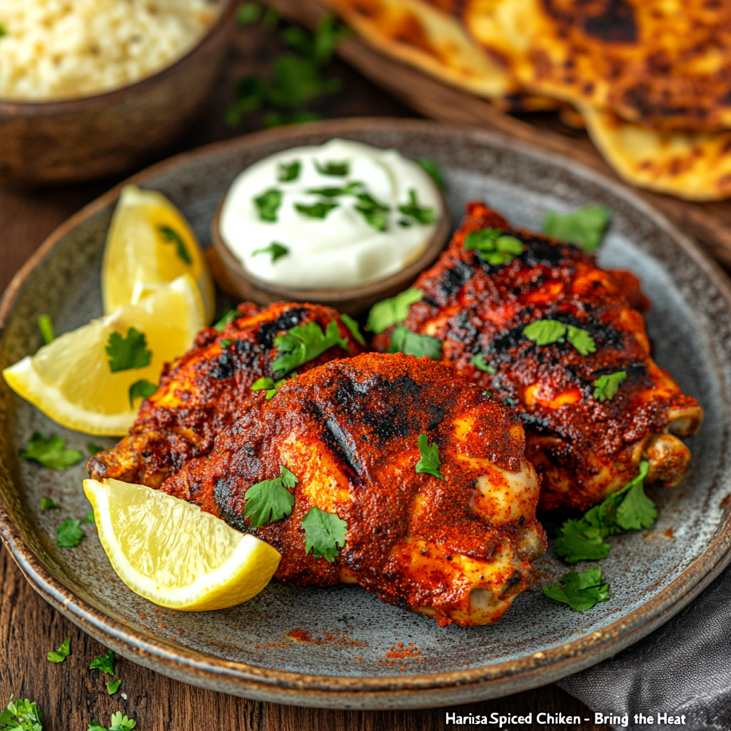 Harissa-Spiced Grilled Chicken for a Smoky, Fiery Kick