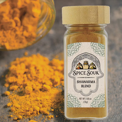 Authentic Chicken Shawarma Spice Blend | Middle Eastern Seasoning | All-Natural Spices | Grill, Air Fryer, Oven | Spice Souk 25g sample